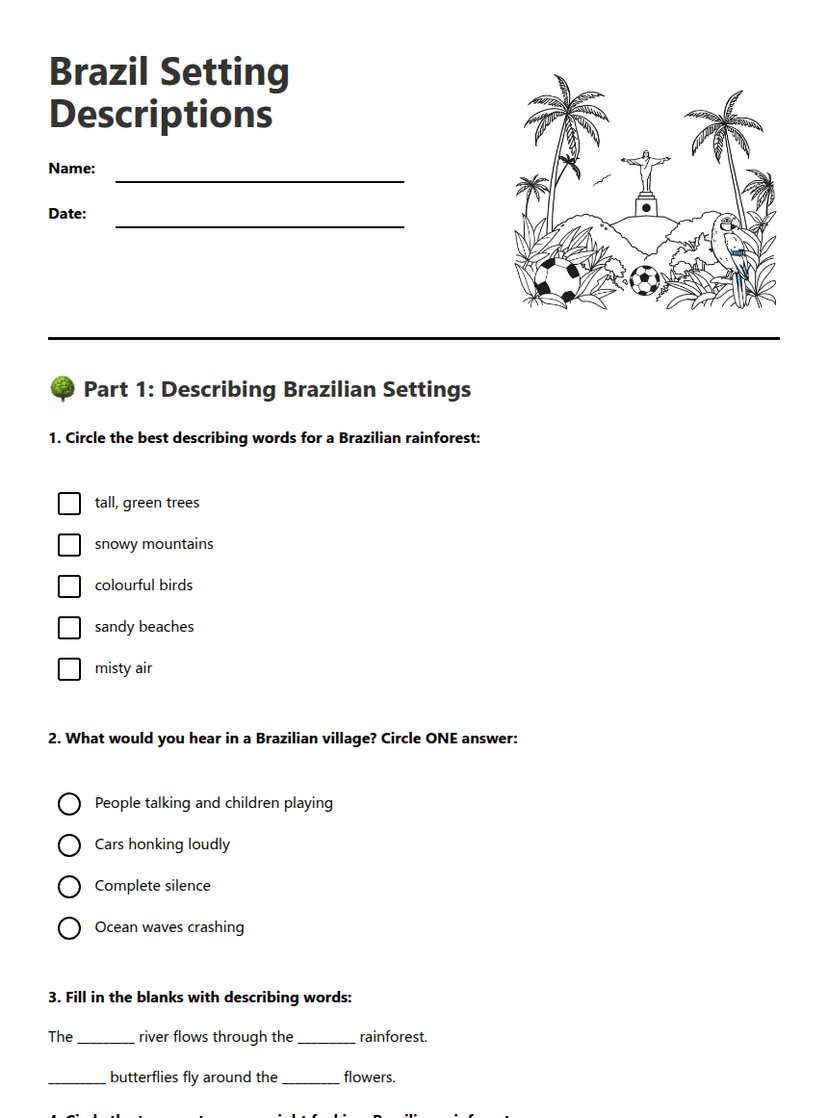 Brazil Setting Descriptions