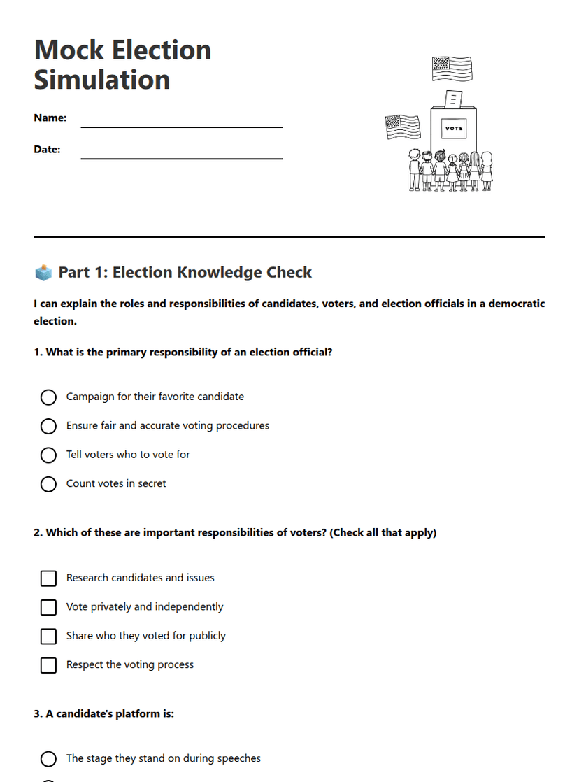 Mock Election Simulation