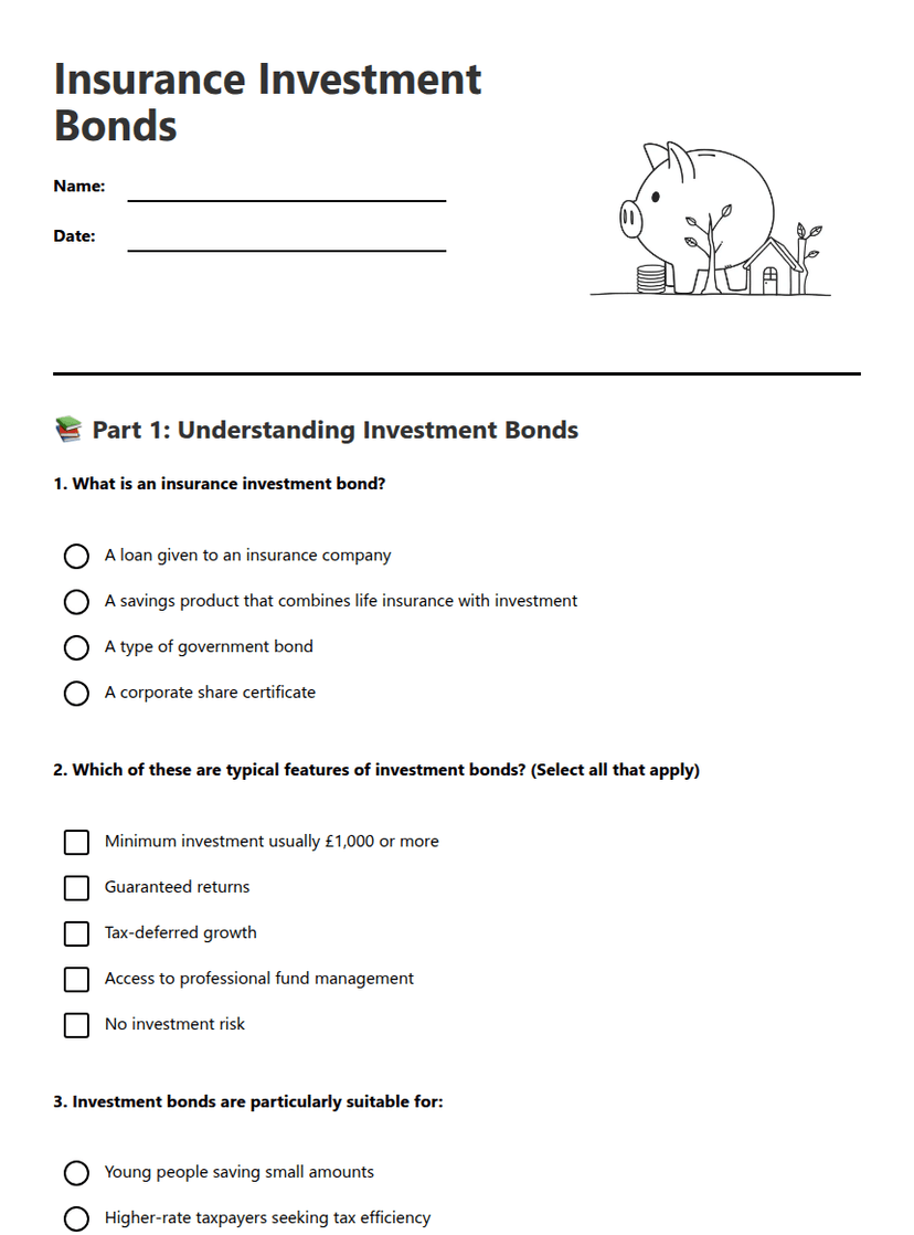 Insurance Investment Bonds