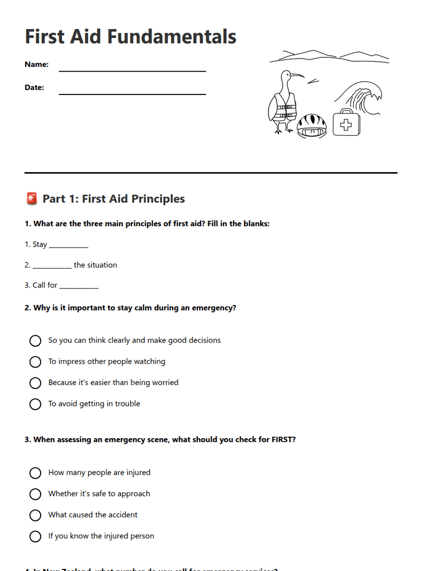 First Aid Fundamentals