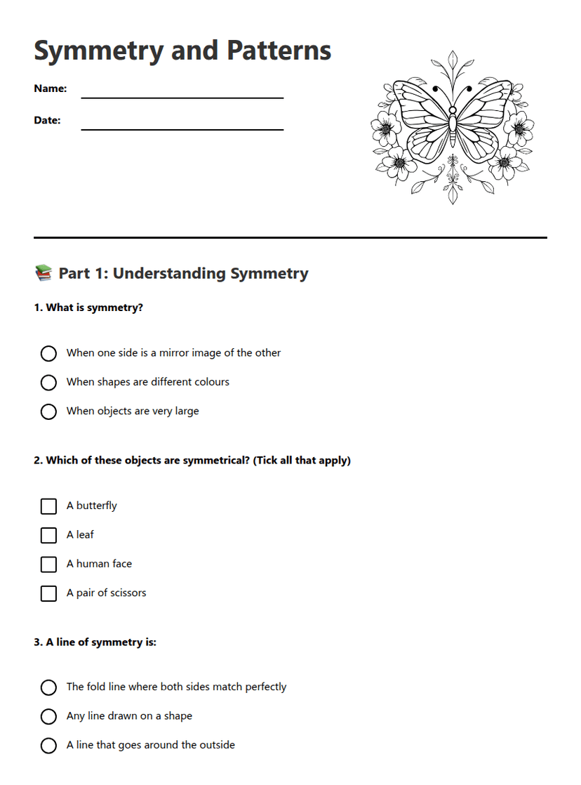 Symmetry and Patterns