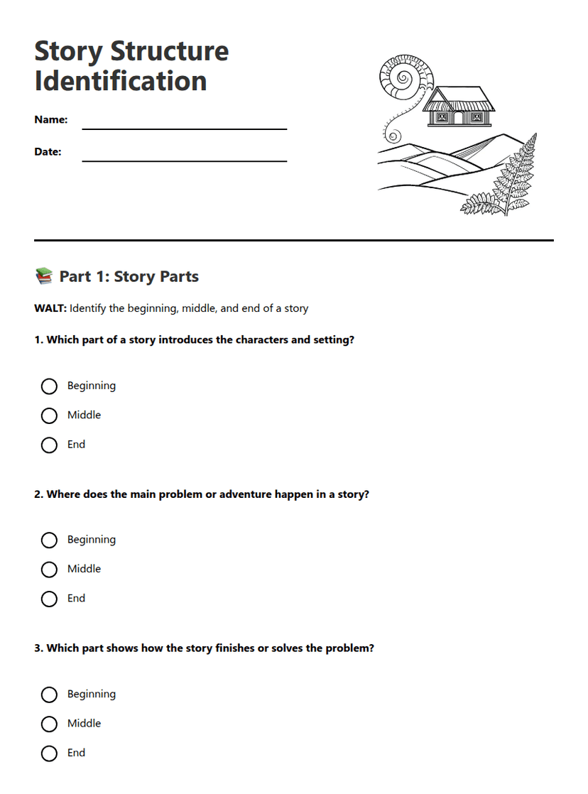 Story Structure Identification