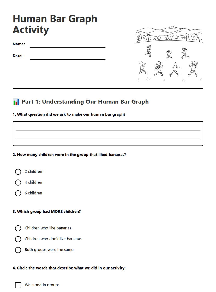 Human Bar Graph Activity