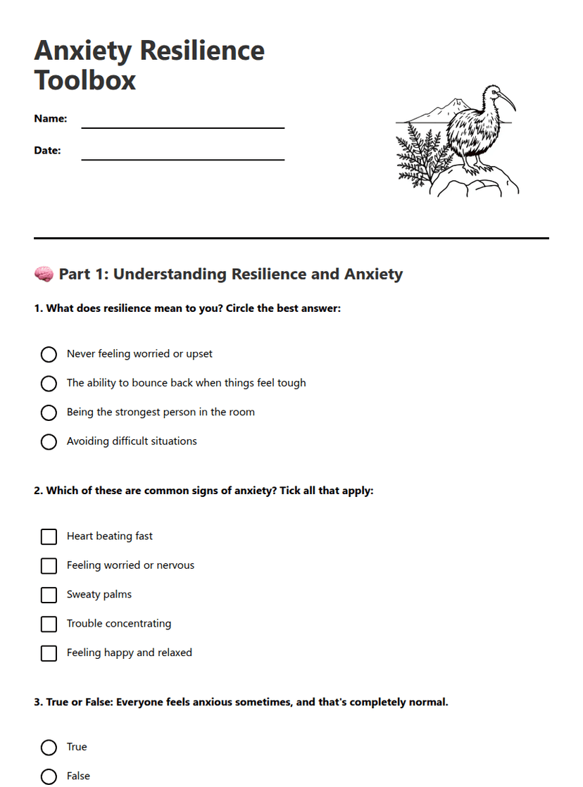 Anxiety Resilience Toolbox