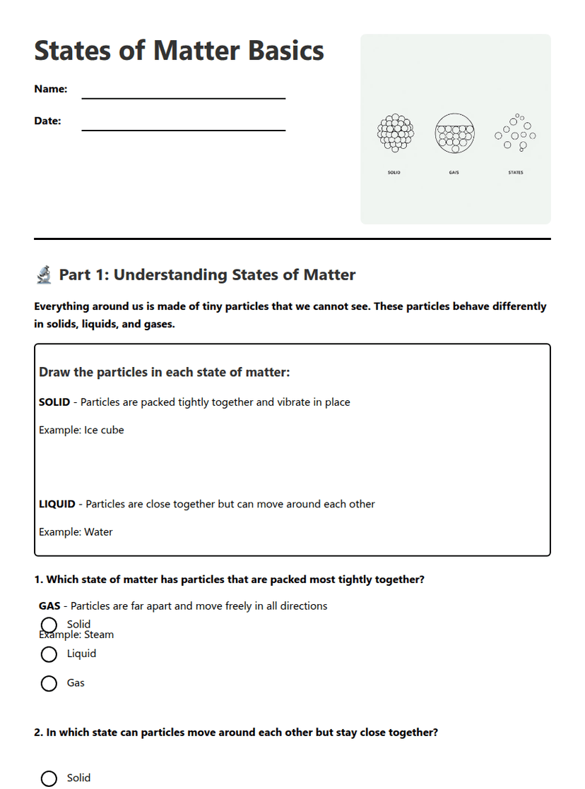 States of Matter Basics