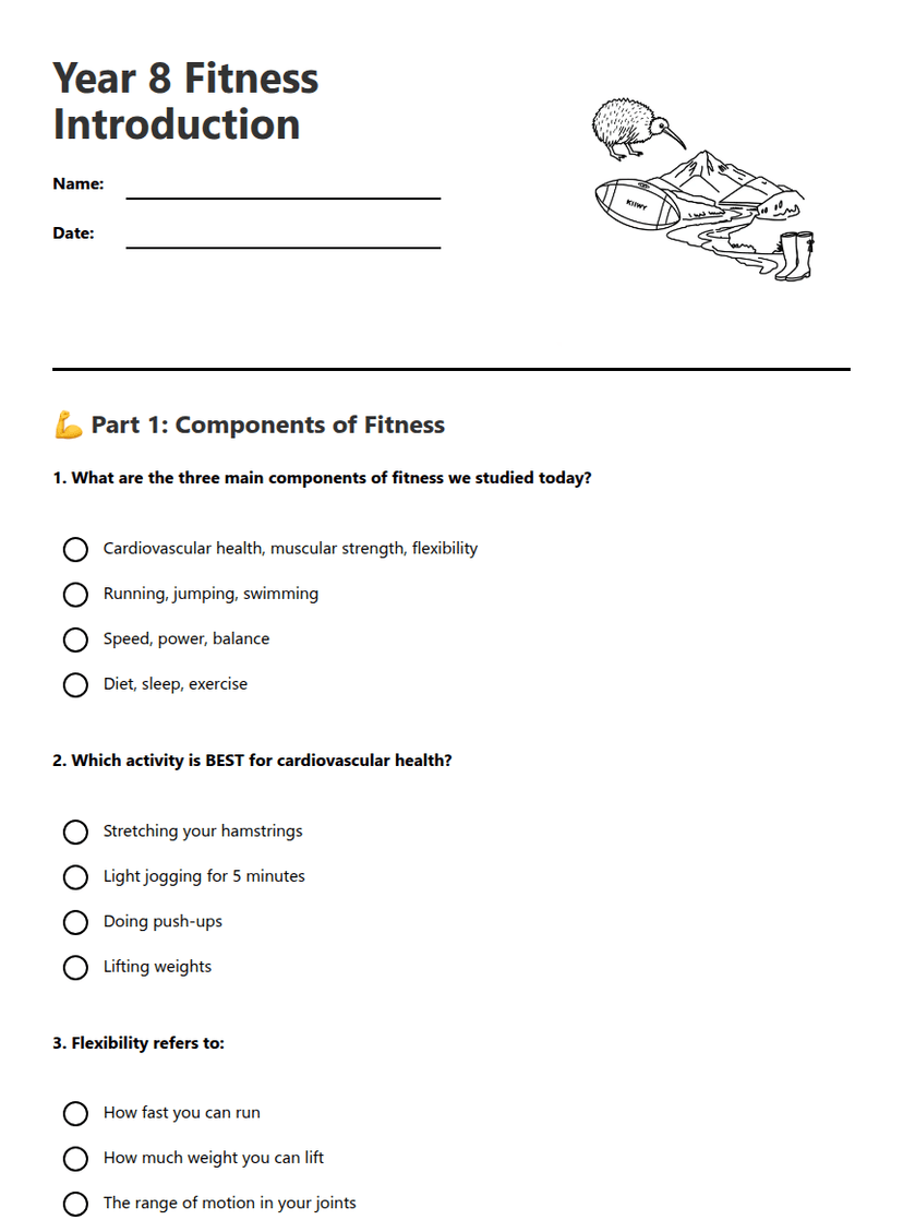 Year 8 Fitness Introduction