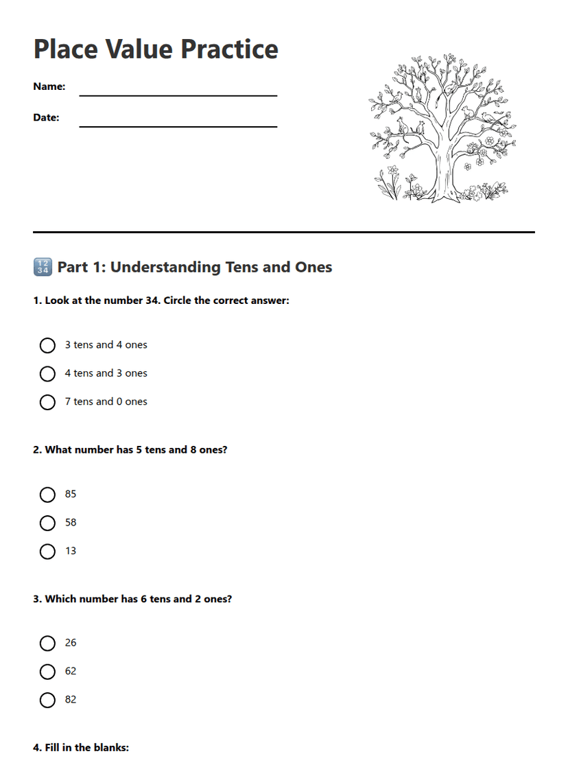 Place Value Practice