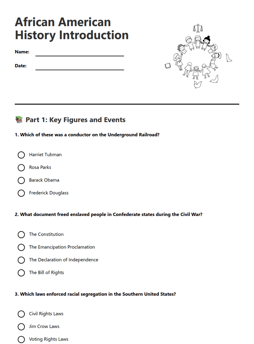 African American History Introduction