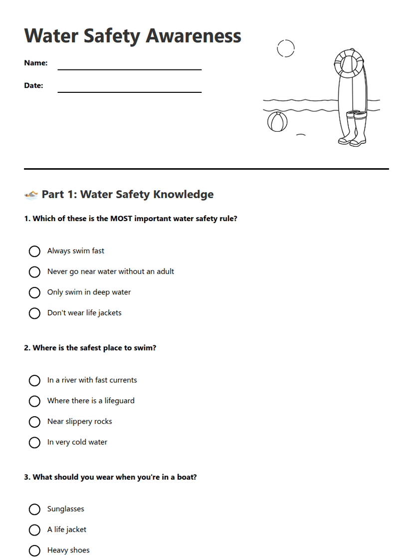 Water Safety Awareness