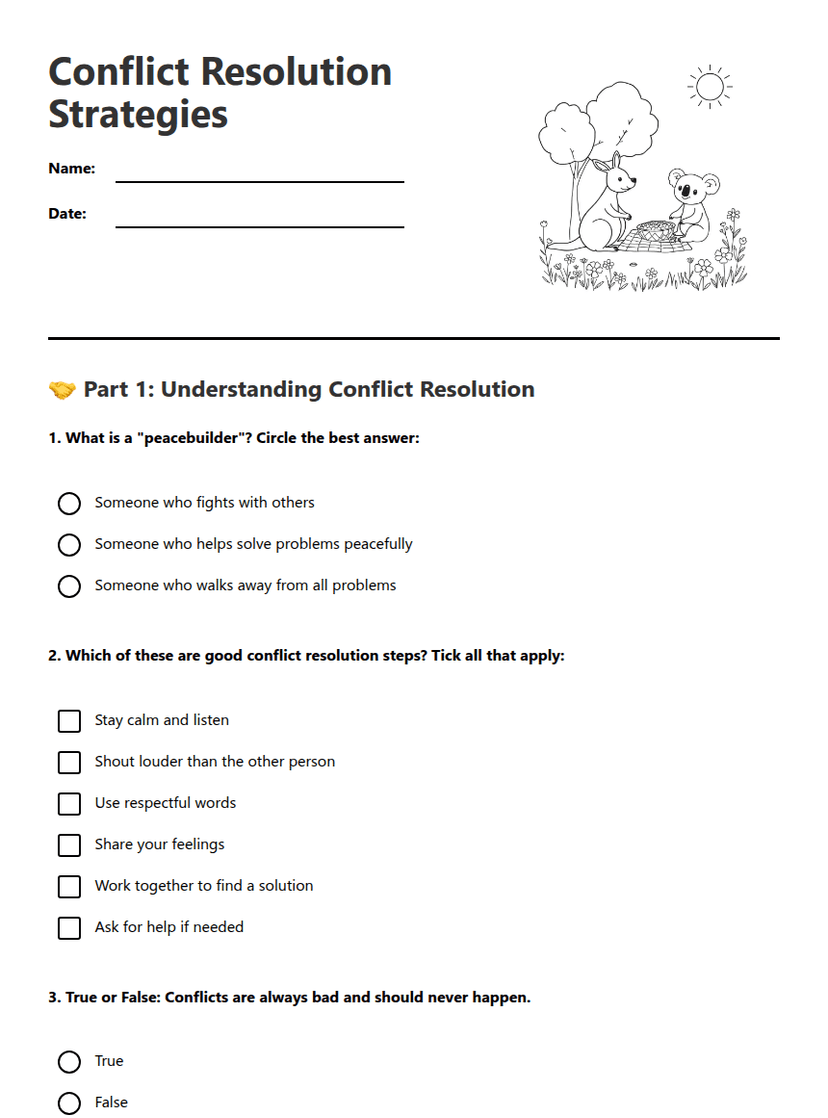 Conflict Resolution Strategies