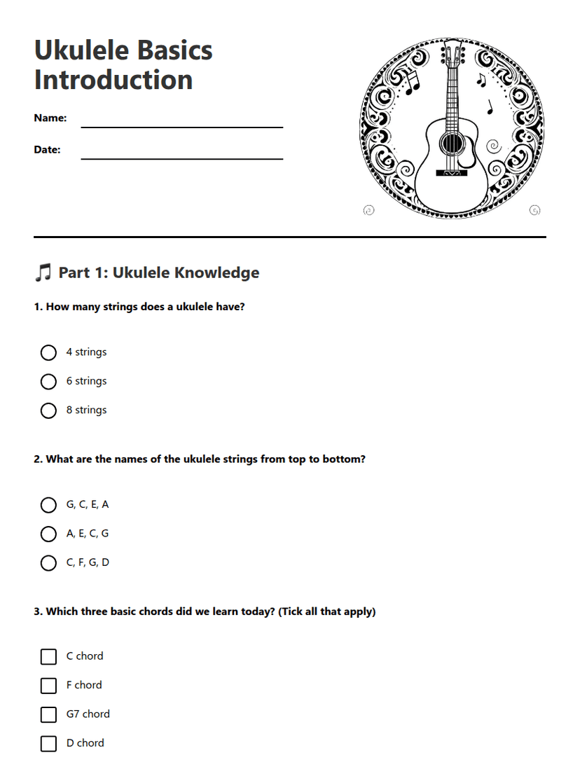 Ukulele Basics Introduction