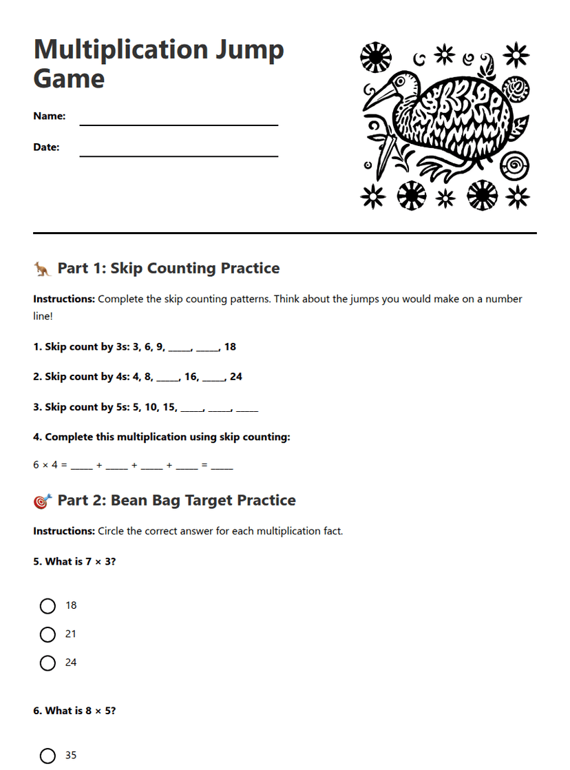 Multiplication Jump Game