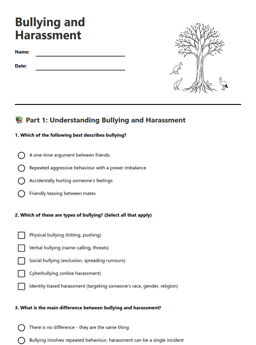 Bullying and Harassment