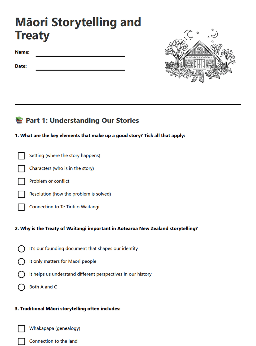 Māori Storytelling and Treaty