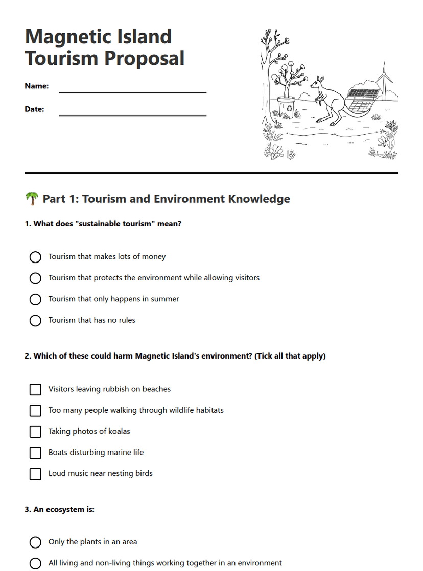 Magnetic Island Tourism Proposal