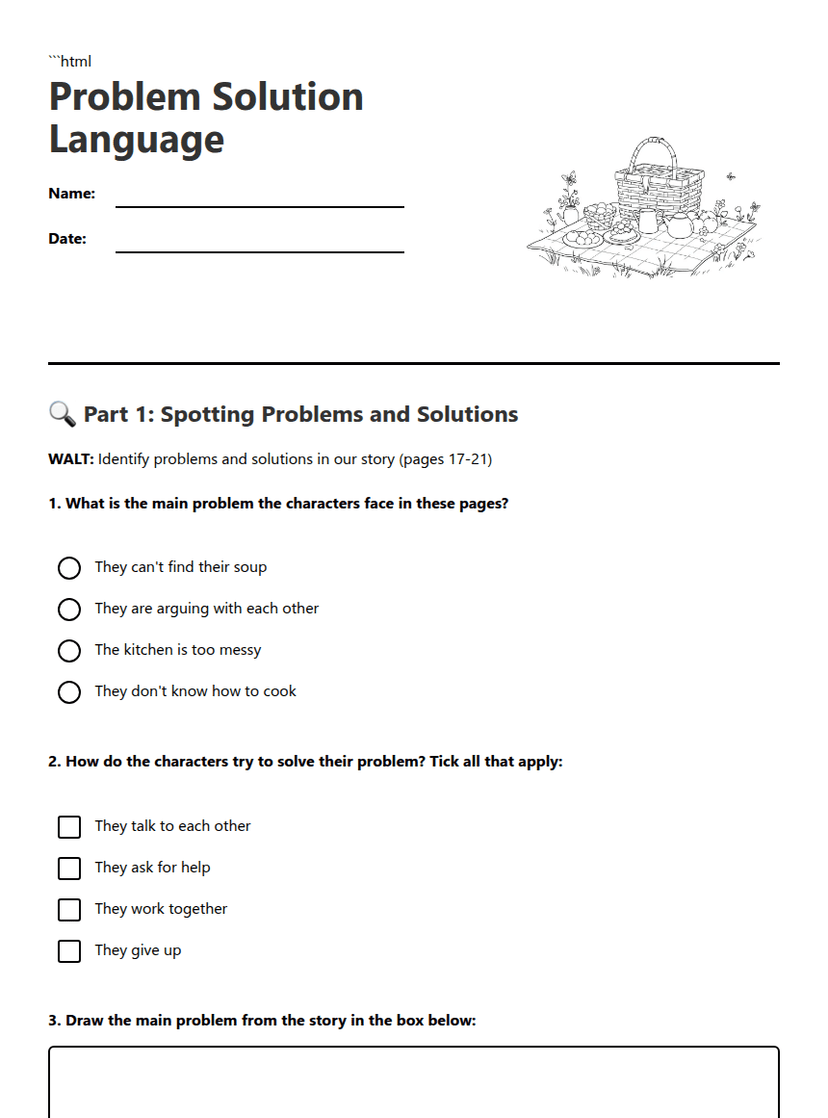 Problem Solution Language