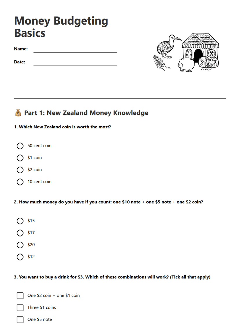 Money Budgeting Basics