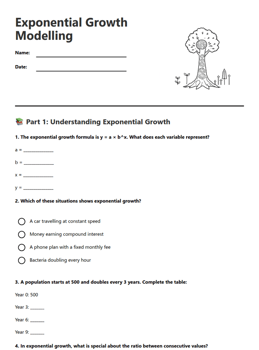 Exponential Growth Modeling