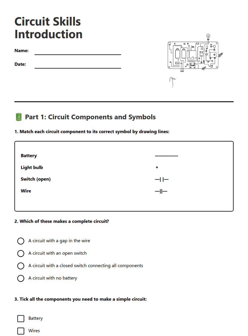 Circuit Skills Introduction