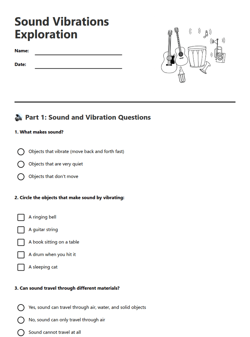 Sound Vibrations Exploration