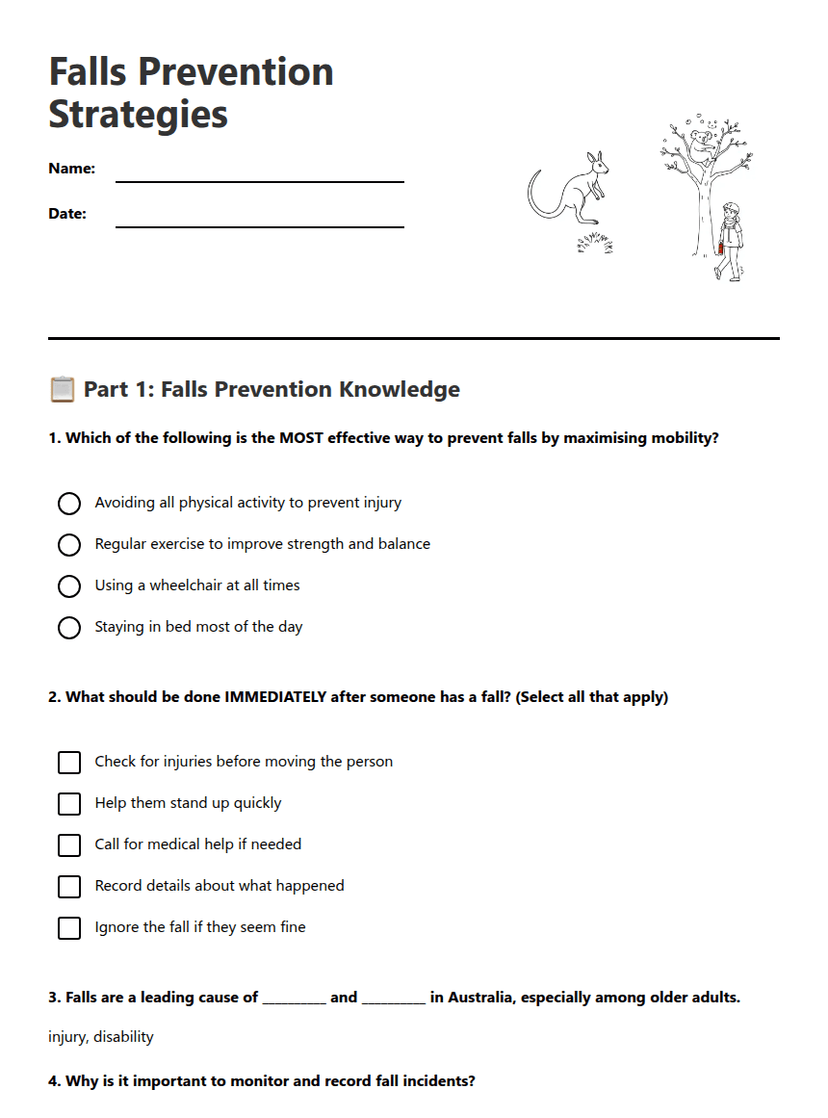 Falls Prevention Strategies