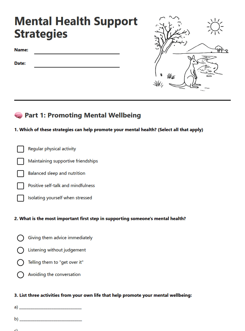 Mental Health Support Strategies