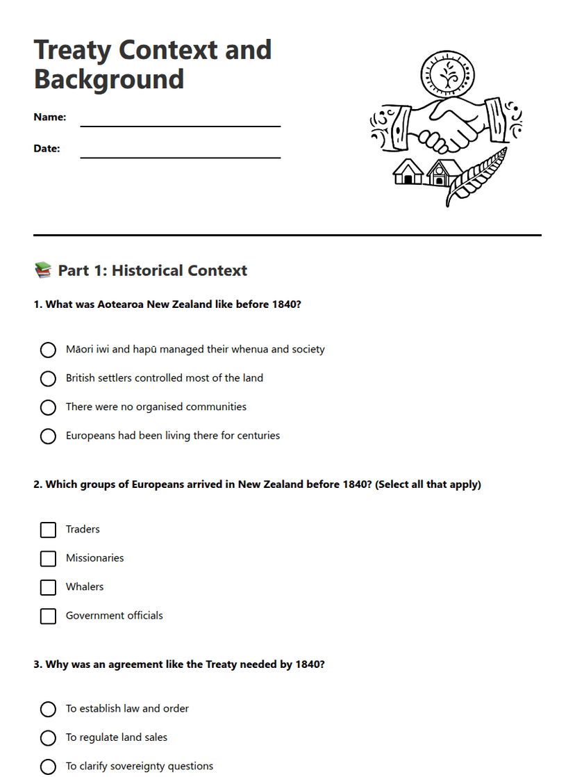 Treaty Context and Background