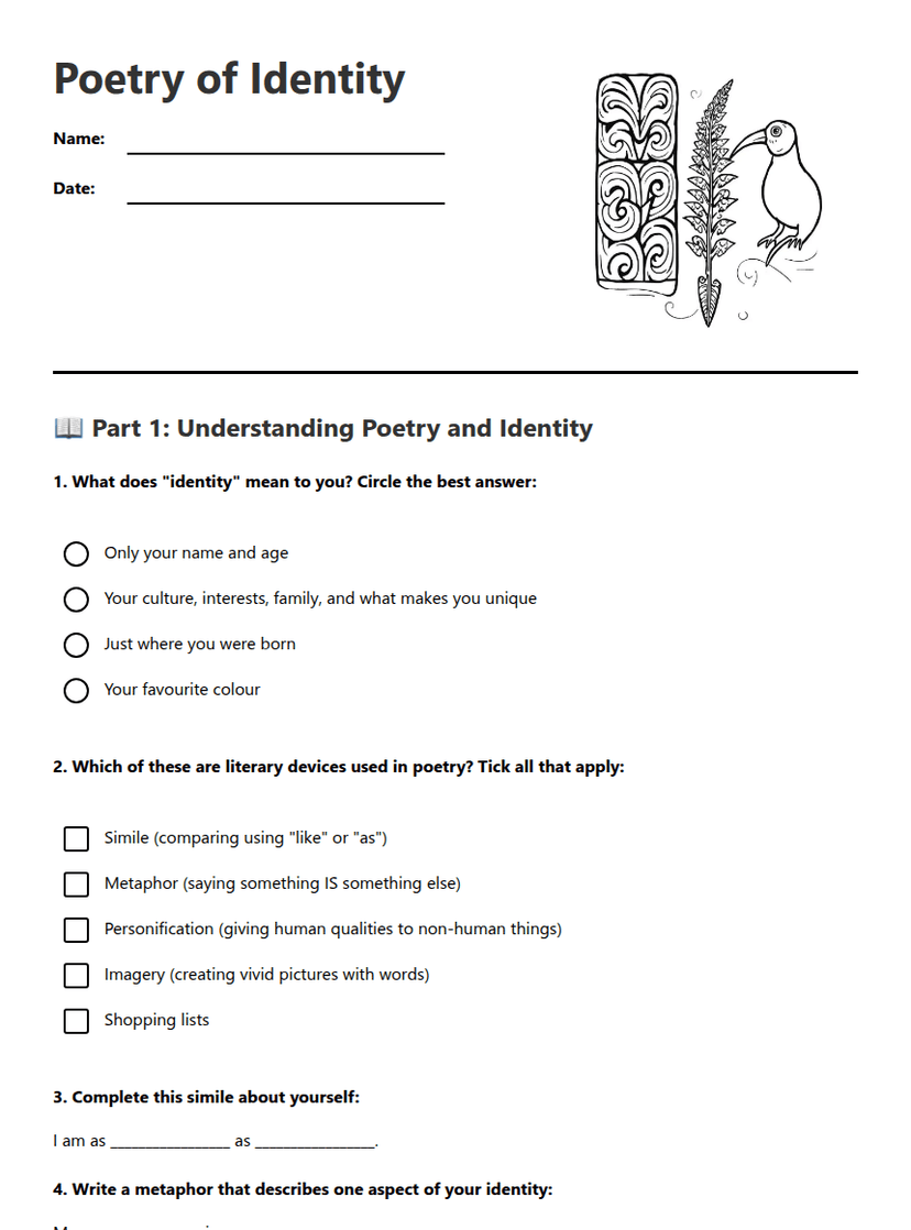 Poetry of Identity