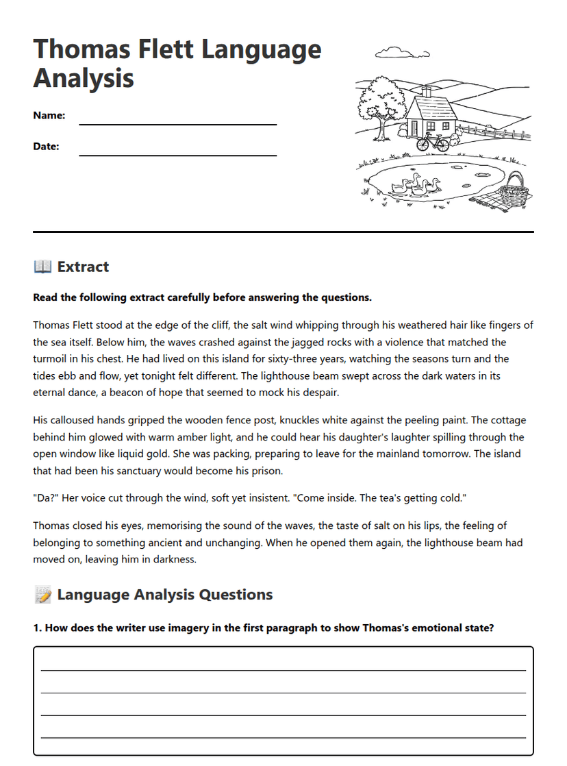 Thomas Flett Language Analysis
