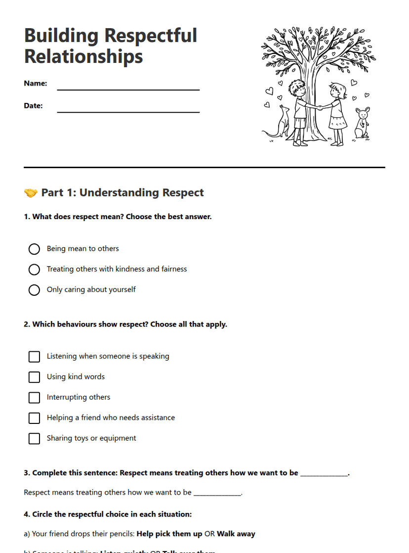 Building Respectful Relationships
