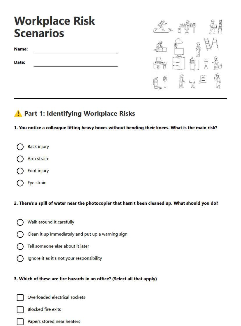 Workplace Risk Scenarios
