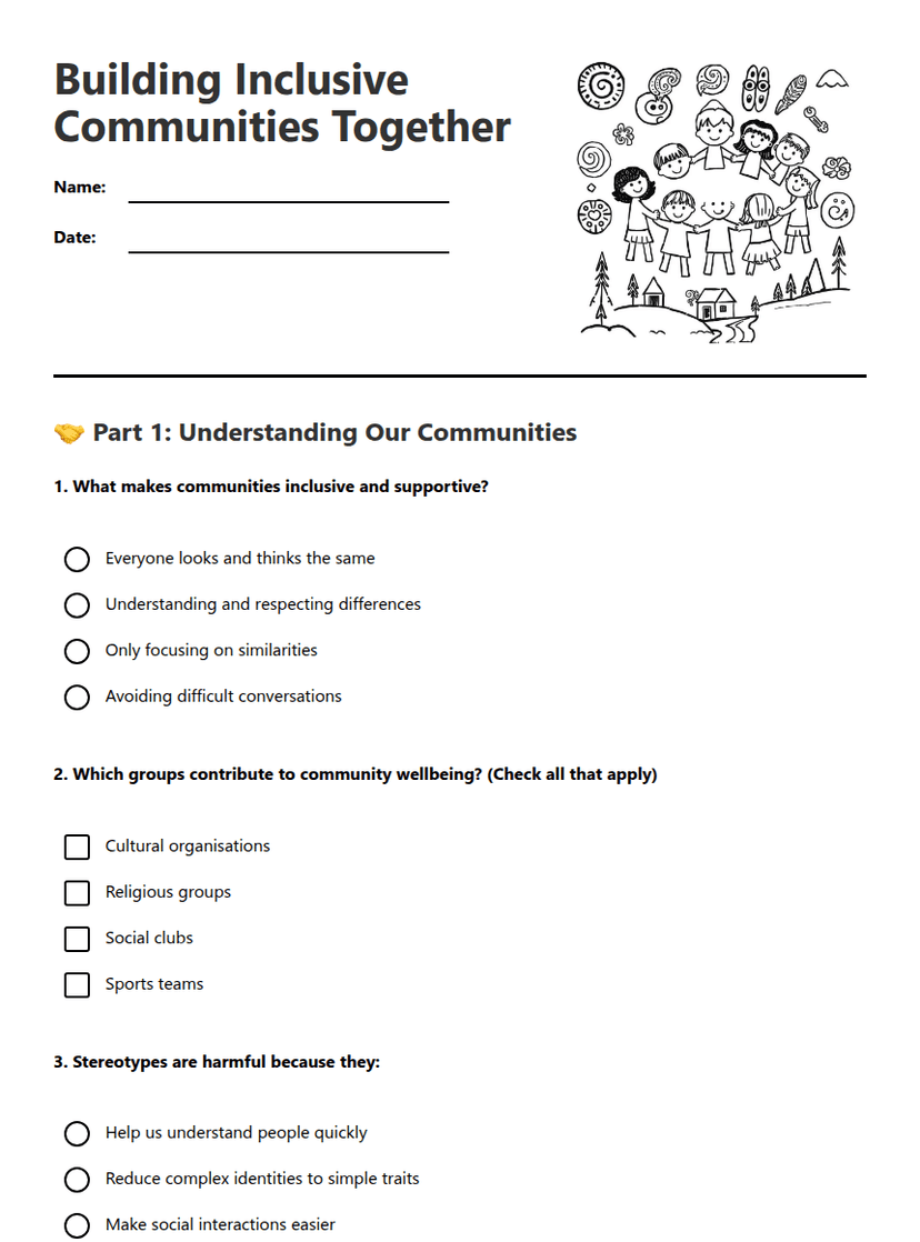 Building Inclusive Communities Together