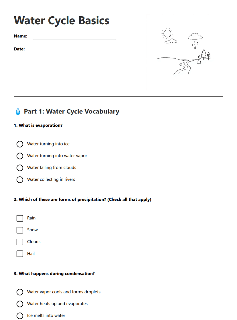 Water Cycle Basics
