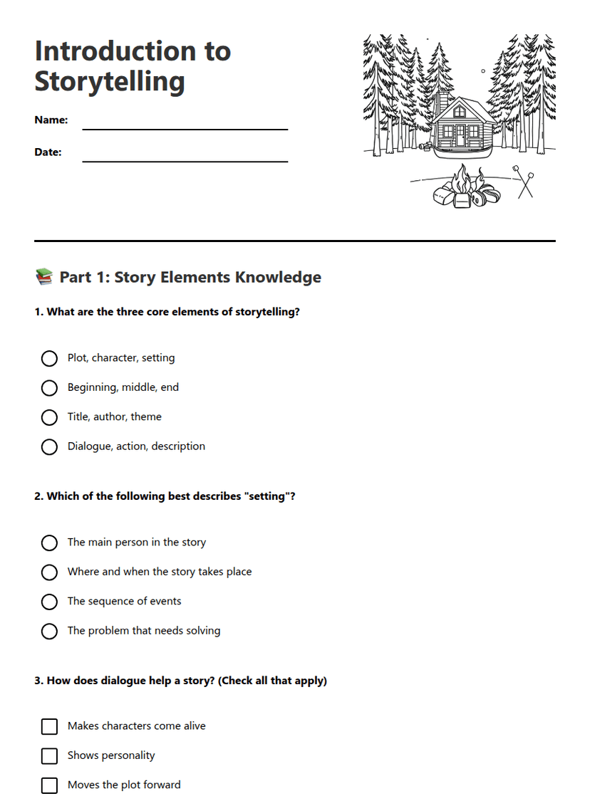 Introduction to Storytelling