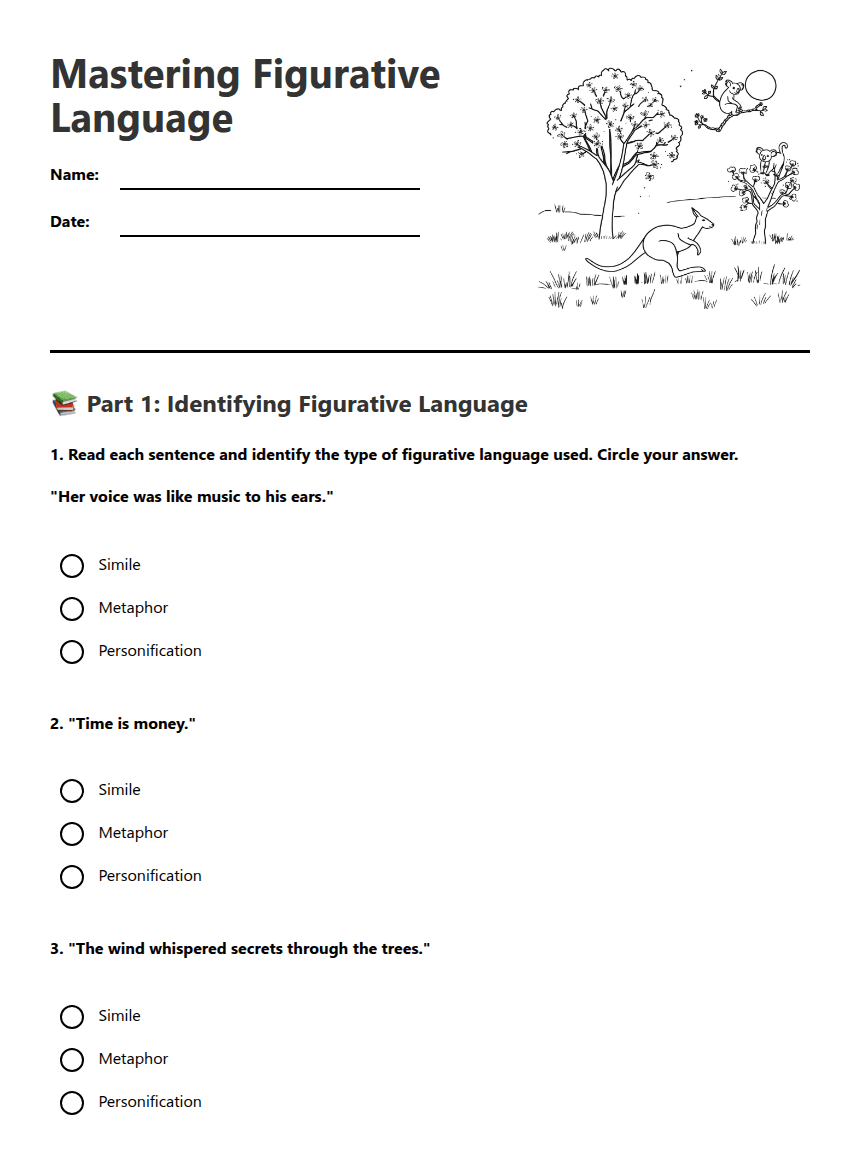 Add Answer Key worksheet preview