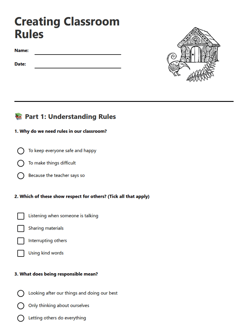 Creating Classroom Rules