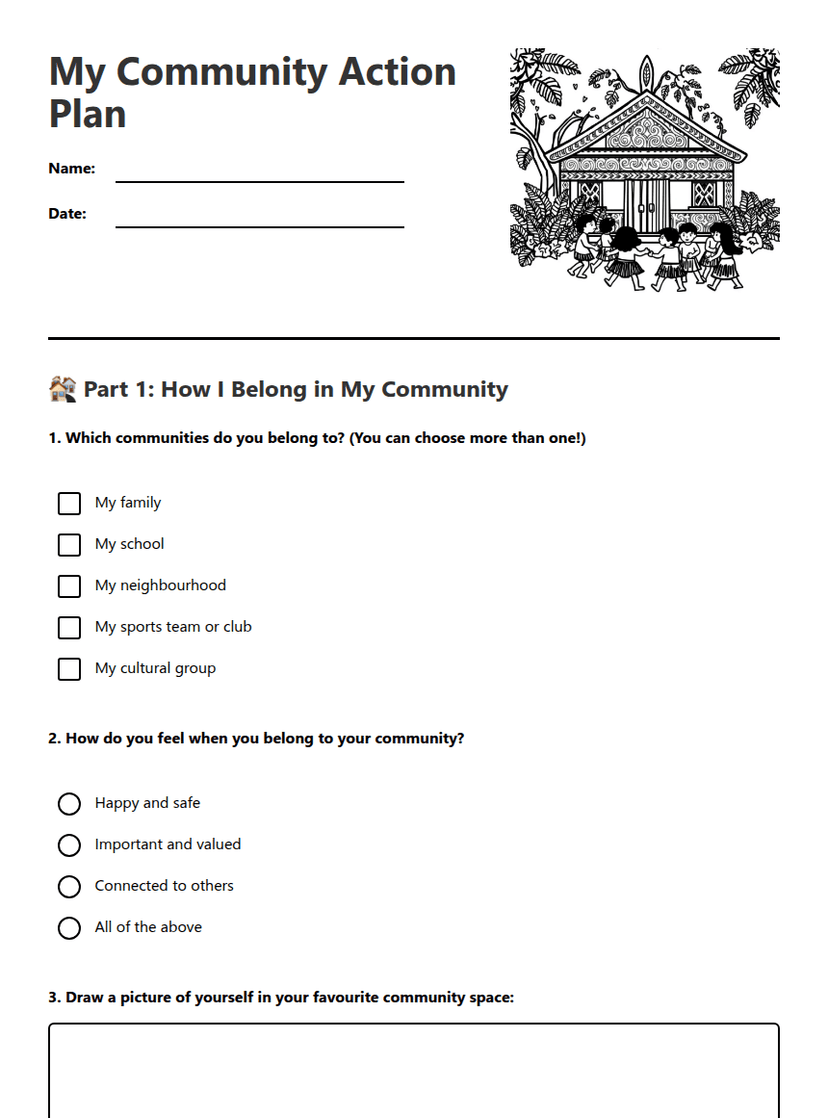 My Community Action Plan