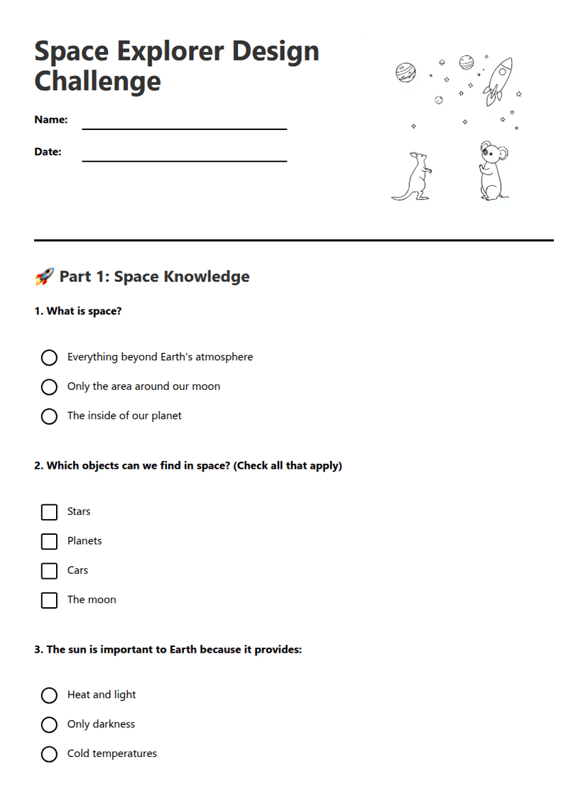 Space Explorer Design Challenge