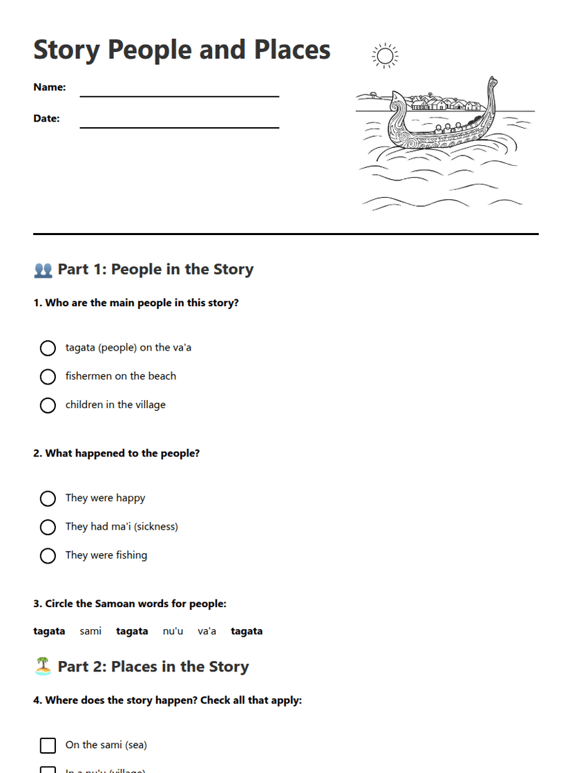 Story People and Places