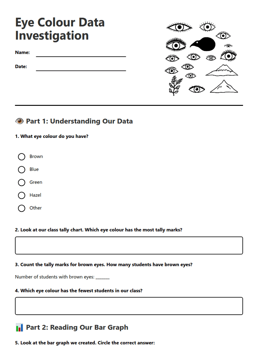 Eye Colour Data Investigation