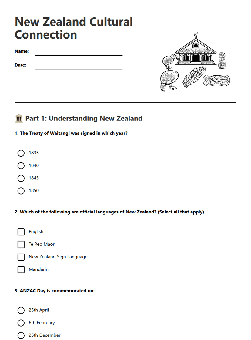 New Zealand Cultural Connection