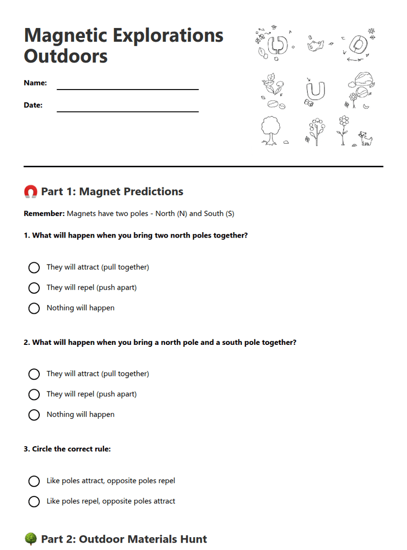 Magnetic Explorations Outdoors