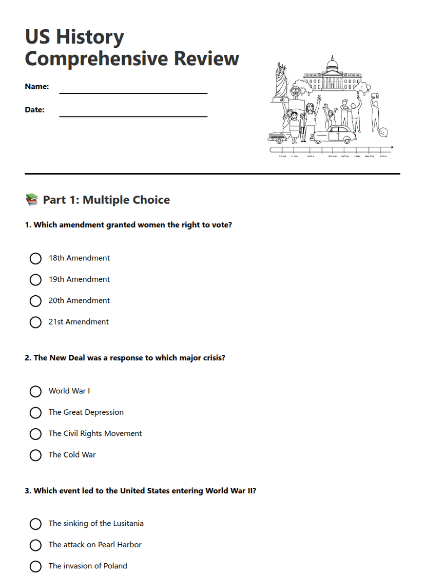 US History Comprehensive Review