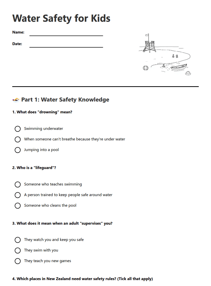 Water Safety for Kids