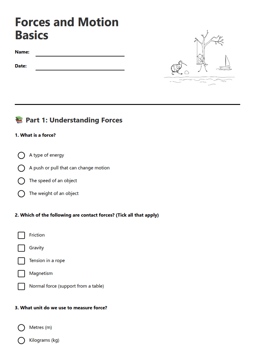 Forces and Motion Basics