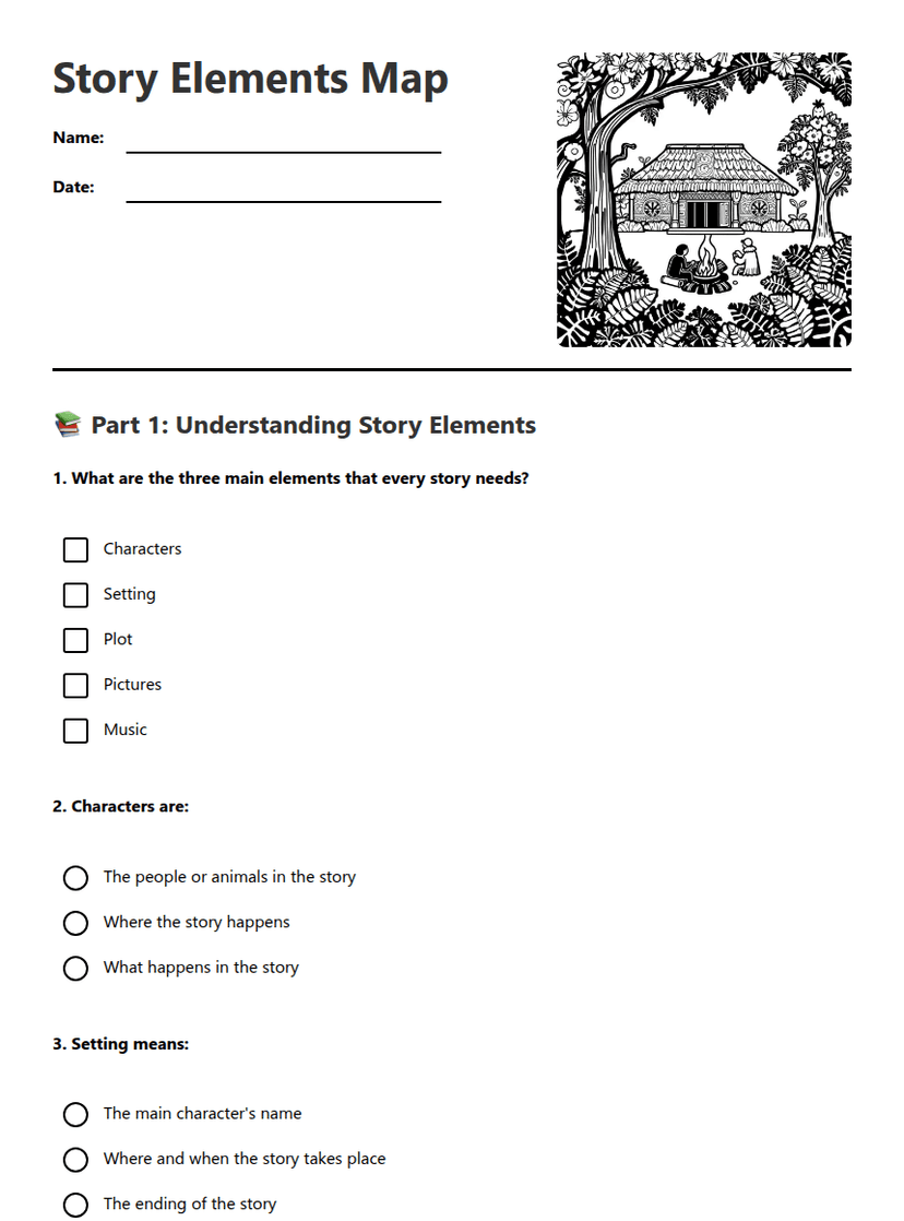 Story Elements Map