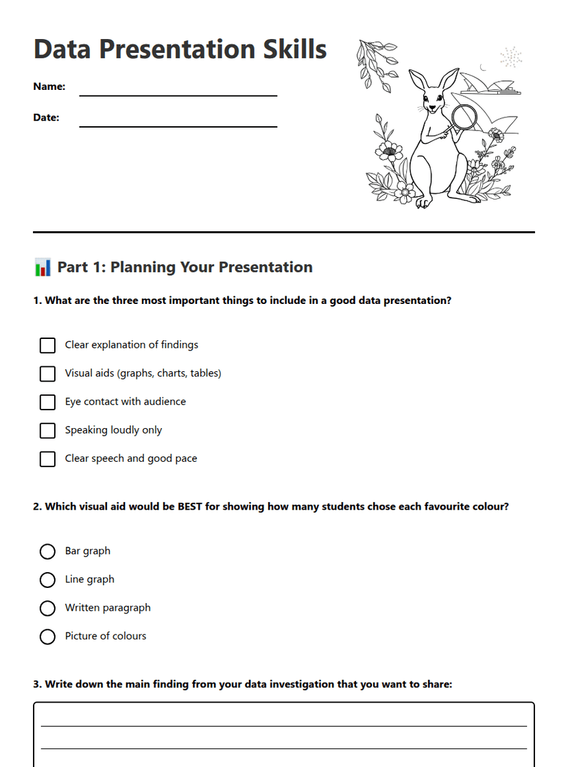 Data Presentation Skills