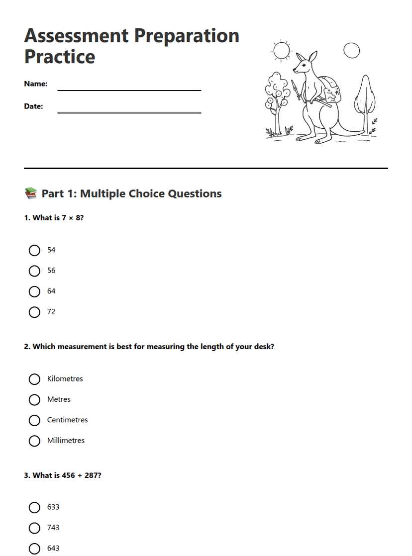 Assessment Preparation Practice