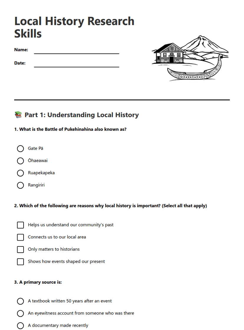 Local History Research Skills