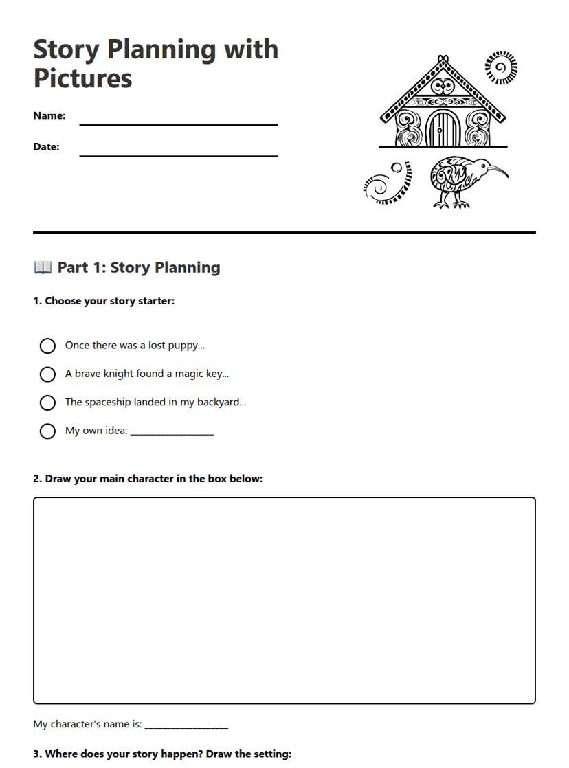 Story Planning with Pictures